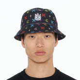CULT OF INDIVIDUALITY Repeat Pattern Mesh Bucket Hat at Gravity NYC